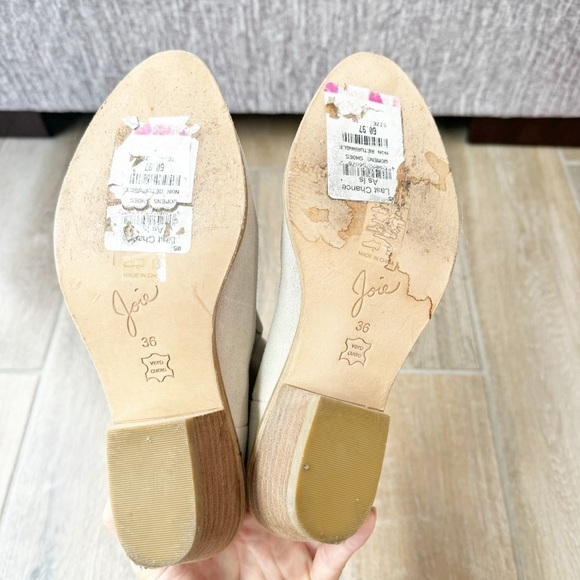 Joie Women’s Adria Suede Ankle Boots Booties Beige Zip-Up 36 (6) - Picture 7 of 8